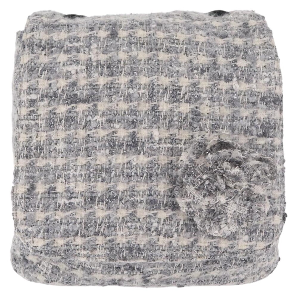 Chanel Camellia Messenger Tweed Large